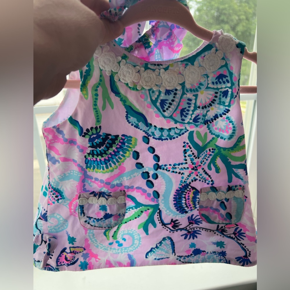 Lilly Pulitzer Little Girls includes Bloomers. Worn once